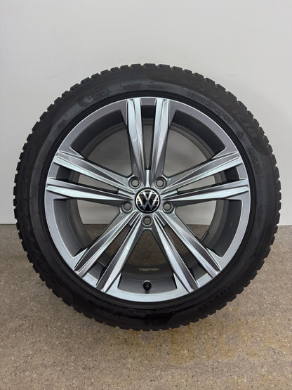 Original VW Arteon 3H Shooting Brake 18 Zoll Sebring Winterräder Winterreifen Felgen 3G8601025N Alufelgen Anthrazit R-Line 245/45 R18 96V Winterradsatz M+S MwSt. ausweisbar