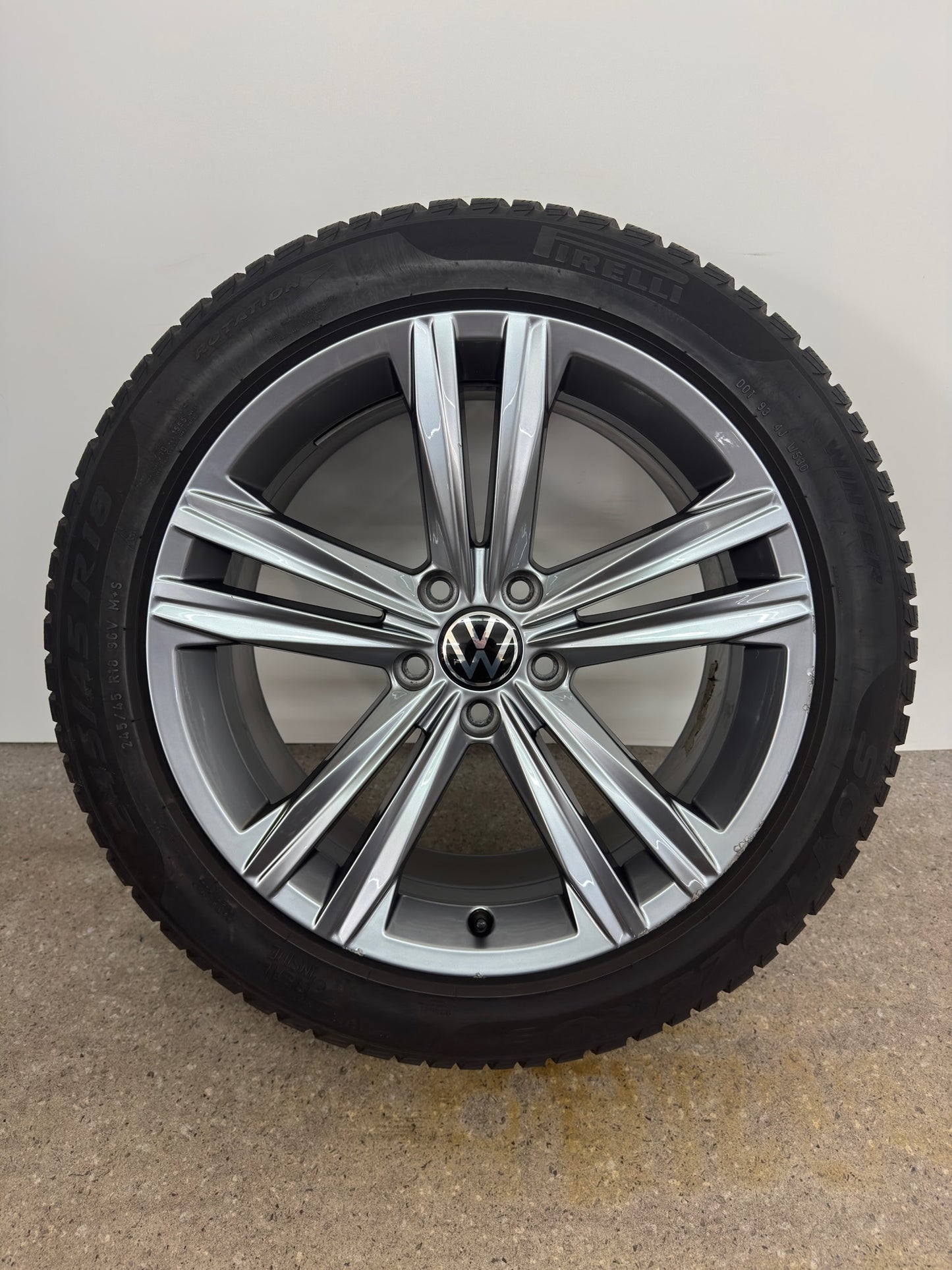 Original VW Arteon 3H Shooting Brake 18 Zoll Sebring Winterräder Winterreifen Felgen 3G8601025N Alufelgen Anthrazit R-Line 245/45 R18 96V Winterradsatz M+S MwSt. ausweisbar