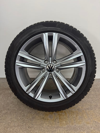 Original VW Arteon 3H Shooting Brake 18 Zoll Sebring Winterräder Winterreifen Felgen 3G8601025N Alufelgen Anthrazit R-Line 245/45 R18 96V Winterradsatz M+S MwSt. ausweisbar
