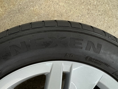 Original VW Golf VIII 8 CD 16 Zoll Norfolk Sommerräder Sommerreifen Felgen 5H0601025 Alufelgen 205/55 R16 91V 7x16 ET48 Silber 5x112