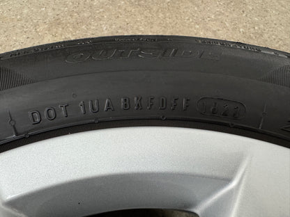 Original VW Golf VIII 8 CD 16 Zoll Norfolk Sommerräder Sommerreifen Felgen 5H0601025 Alufelgen 205/55 R16 91V 7x16 ET48 Silber 5x112