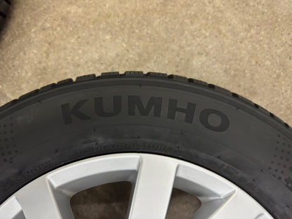 *2 neue Reifen* Original VW Passat B8 3G 16 Zoll Aragon Winterräder Winterreifen Felgen 3G0601025BJ Alufelgen Silber 215/60 R16 99H M+S 6,5x16 ET41 Limousine Variant Winterradsatz