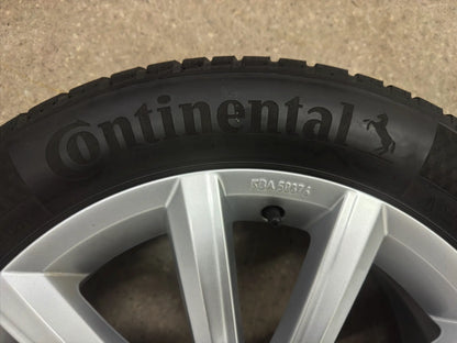 Original VW Passat B8 3G 17 Zoll Merano Winterräder Winterreifen Felgen 3G0071497C Alufelgen 215/55 R17 94H KBA50876 M+S Silber 6,5x17 ET41 5x112 Limousine Variant Winterradsatz