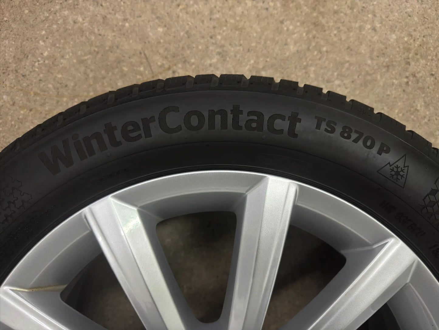 Original VW Passat B8 3G 17 Zoll Merano Winterräder Winterreifen Felgen 3G0071497C Alufelgen 215/55 R17 94H KBA50876 M+S Silber 6,5x17 ET41 5x112 Limousine Variant Winterradsatz