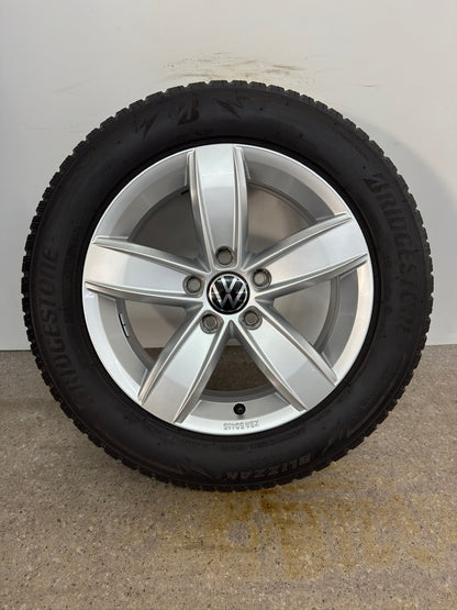 Original VW T-Roc 2GA A1 16 Zoll Corvara Winterräder Winterreifen Felgen 2GA601025Q 2GA071496A Alufelgen 205/60 R16 92H 6x16 ET43 Cabriolet 5x112 M+S SUV Winterradsatz MwSt.