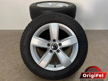 Original VW T-Roc 2GA A1 16 Zoll Corvara Winterräder Winterreifen Felgen 2GA601025Q 2GA071496A Alufelgen 205/60 R16 92H 6x16 ET43 Cabriolet 5x112 M+S SUV Winterradsatz MwSt.