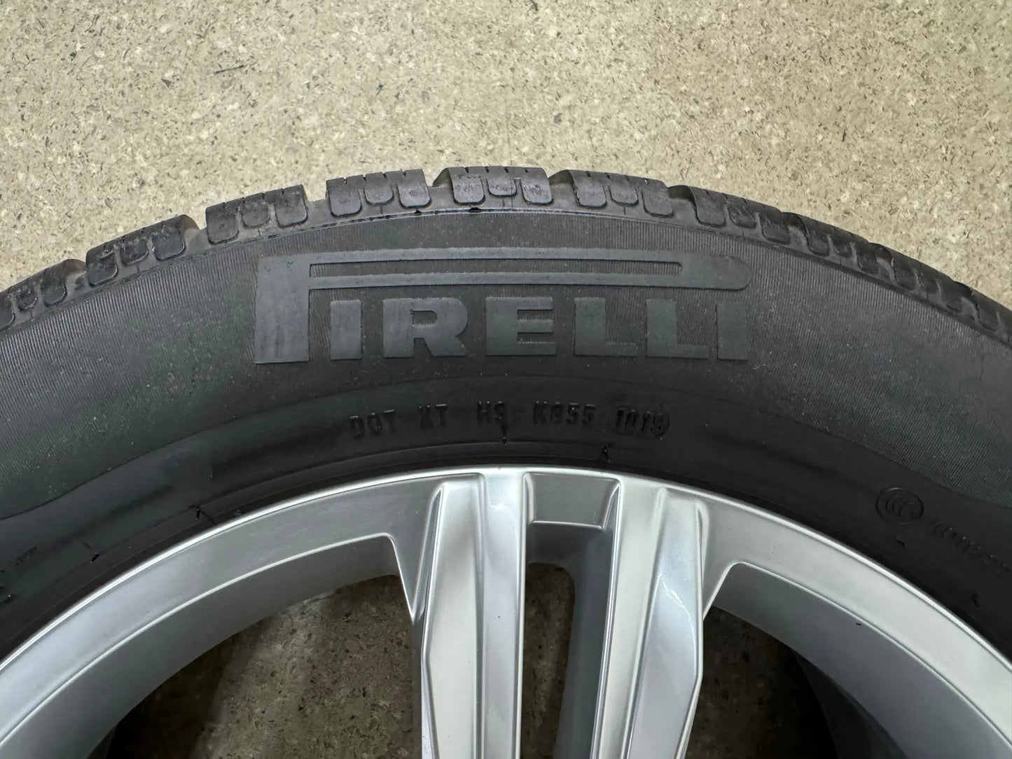 Original VW Tiguan II 2 Sebring 18 Zoll Winterräder Winterreifen Felgen 5NA601025M 5NA601025AQ Alufelgen 235/55 R18 104H M+S R-Line Silber Allspace AD1 5NA RDKS Winterradsatz