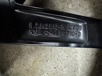 Top Zustand Original VW Tiguan R II 2 5N Estoril 21 Zoll Felgen 5NA601025AK Alufelgen AD1 5x112 8,5x21 ET38 MwSt. Brutto Felgensatz R-Line Volkswagen (REIFEN NUR TRANSPORTSCHUTZ)