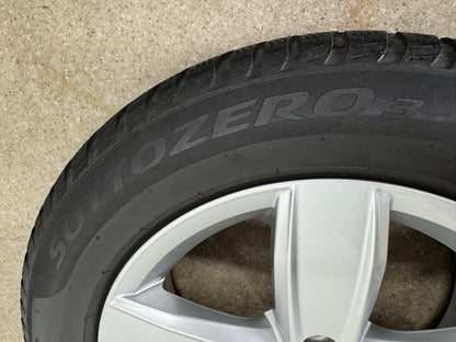 Original VW Touran II 2 5T 16 Zoll Corvara Winterräder Winterreifen Felgen 5TA071496 KBA50413 205/60 R16 96H M+S Alufelgen Silber 6,5x16 ET48 Winterradsatz MwSt.
