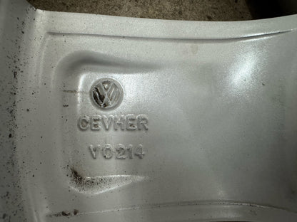 Original VW Touran II 2 5T 16 Zoll Corvara Winterräder Winterreifen Felgen 5TA071496 KBA50413 205/60 R16 96H M+S Alufelgen Silber 6,5x16 ET48 Winterradsatz MwSt.