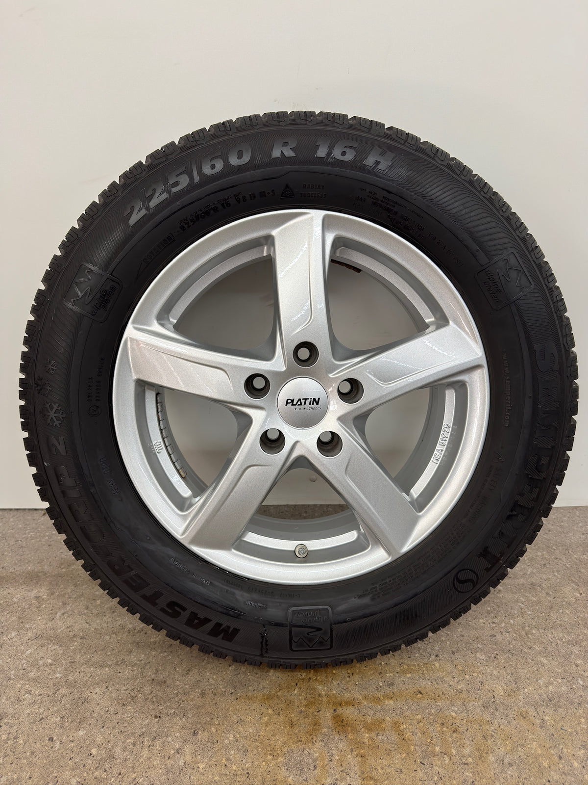 Renault Kadjar 2WD 4WD RFE Talisman Grandtour RFD 16 Zoll Winterräder Winterreifen Felgen Alufelgen 225/60 R16 98H Silber M+S 5x114,3 6,5x16 ET38 RDKS Winterradsatz