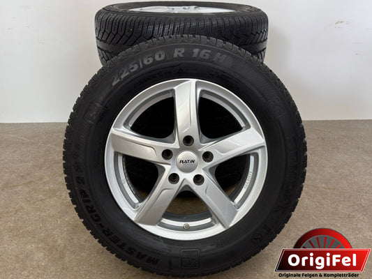 Renault Kadjar 2WD 4WD RFE Talisman Grandtour RFD 16 Zoll Winterräder Winterreifen Felgen Alufelgen 225/60 R16 98H Silber M+S 5x114,3 6,5x16 ET38 RDKS Winterradsatz
