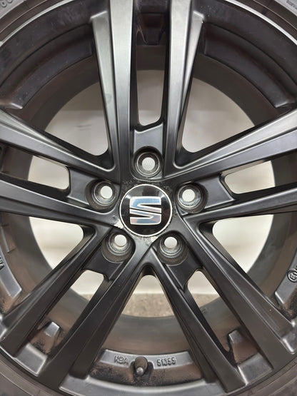 Seat Arona KJ 16 Zoll Winterräder Winterreifen Felgen Alufelgen 205/60 R16 96H Schwarz M+S 5x100 6x16 ET45 SUV Pirelli SeatInside KBA 51055 Winterradsatz MwSt. ausweisbar