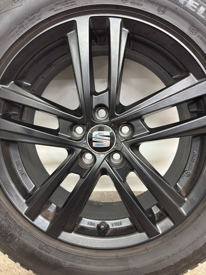 Seat Arona KJ 16 Zoll Winterräder Winterreifen Felgen Alufelgen 205/60 R16 96H Schwarz M+S 5x100 6x16 ET45 SUV Pirelli SeatInside KBA 51055 Winterradsatz MwSt. ausweisbar