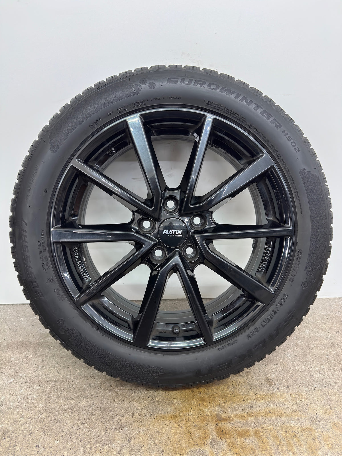 TOP DOT23 Skoda Octavia IV 4 NX Yeti 5L VW T-Roc A1 Cabriolet Golf VII 7 ALLTRACK Passat B7 365 Sharan 7N Audi Q2 GA Seat Alhambra 17 Zoll Winterräder Winterreifen Felgen Alufelgen 205/55 R17 95V