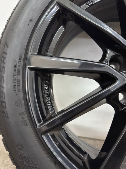 TOP DOT23 Skoda Octavia IV 4 NX Yeti 5L VW T-Roc A1 Cabriolet Golf VII 7 ALLTRACK Passat B7 365 Sharan 7N Audi Q2 GA Seat Alhambra 17 Zoll Winterräder Winterreifen Felgen Alufelgen 205/55 R17 95V