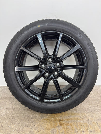 TOP DOT23 Skoda Octavia IV 4 NX Yeti 5L VW T-Roc A1 Cabriolet Golf VII 7 ALLTRACK Passat B7 365 Sharan 7N Audi Q2 GA Seat Alhambra 17 Zoll Winterräder Winterreifen Felgen Alufelgen 205/55 R17 95V