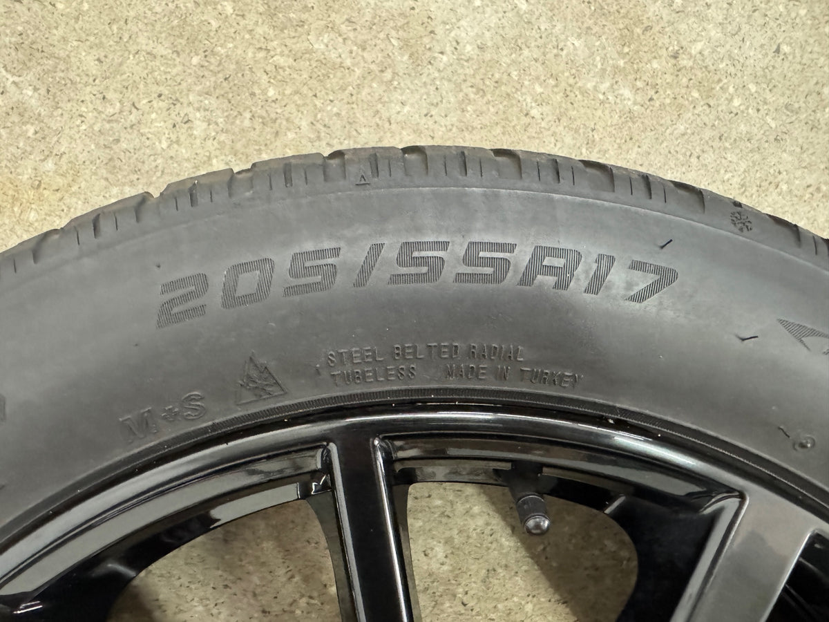 TOP DOT23 Skoda Octavia IV 4 NX Yeti 5L VW T-Roc A1 Cabriolet Golf VII 7 ALLTRACK Passat B7 365 Sharan 7N Audi Q2 GA Seat Alhambra 17 Zoll Winterräder Winterreifen Felgen Alufelgen 205/55 R17 95V