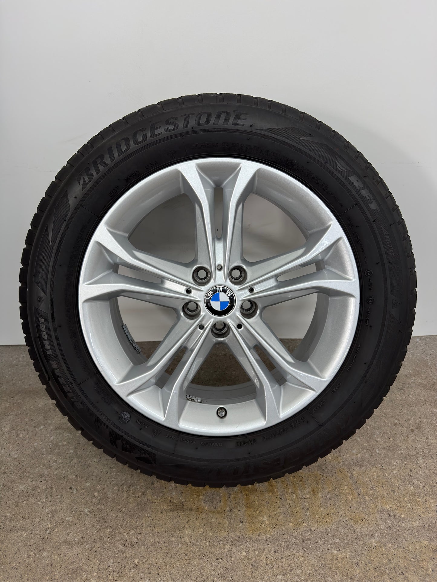 TOP 6,5mm Original BMW X3 G01 X4 G02 Styling 688 18 Zoll Winterräder Winterreifen Felgen 6876918 Alufelgen 225/60 R18 104H RSC RFT * Stern Runflat Doppelspeiche 7x18 ET22 SUV Winterradsatz MwSt