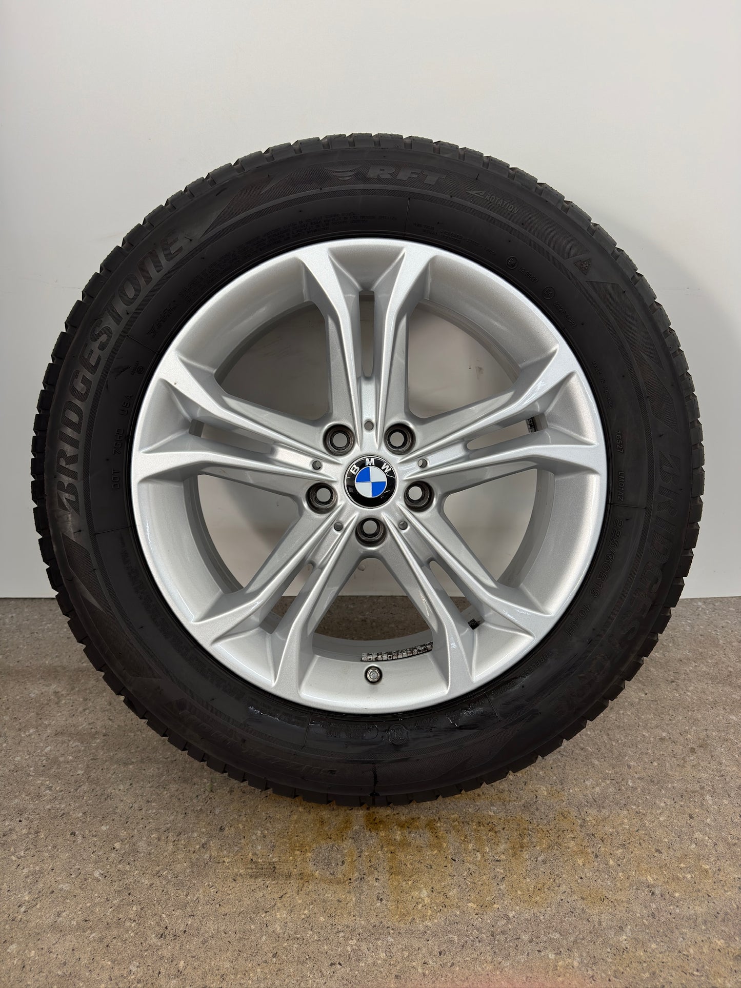 TOP 6,5mm Original BMW X3 G01 X4 G02 Styling 688 18 Zoll Winterräder Winterreifen Felgen 6876918 Alufelgen 225/60 R18 104H RSC RFT * Stern Runflat Doppelspeiche 7x18 ET22 SUV Winterradsatz MwSt