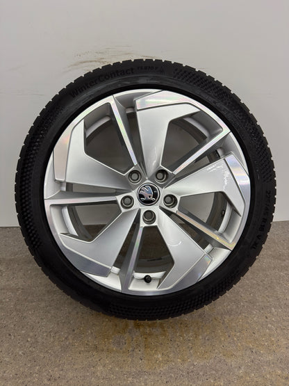 TOP 7-6,5mm Original Skoda Octavia IV NX 18 Zoll Comet Winterräder Winterreifen Felgen 5E3601025AQ 5E3601025AP 5E3601025M 5E3601025N RS Line Scout 225/45 R18 91Y Winterradsatz MwSt.