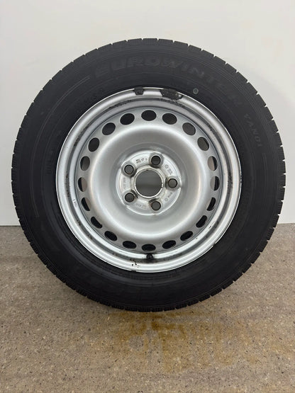 TOP 7 - 6 mm VW T5 T6 Transporter Kastenwagen 16 Zoll Winterräder Winterreifen Felgen KBA 43738 Stahlfelgen 6,5x16 ET52 205/65 R16 C 107T 105T 5x120 Winterradsatz M+S