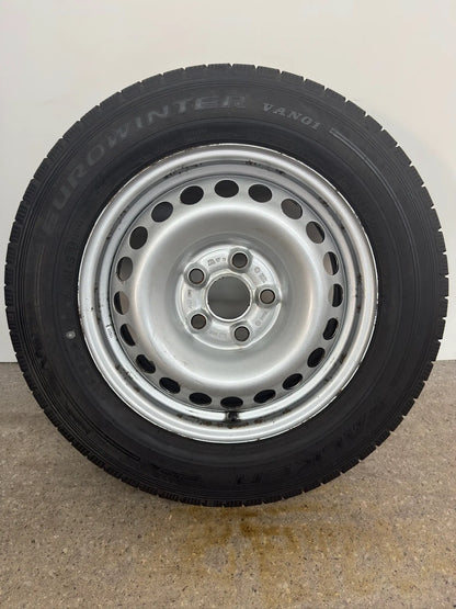 TOP 7 - 6 mm VW T5 T6 Transporter Kastenwagen 16 Zoll Winterräder Winterreifen Felgen KBA 43738 Stahlfelgen 6,5x16 ET52 205/65 R16 C 107T 105T 5x120 Winterradsatz M+S