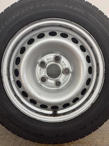 TOP 7 - 6 mm VW T5 T6 Transporter Kastenwagen 16 Zoll Winterräder Winterreifen Felgen KBA 43738 Stahlfelgen 6,5x16 ET52 205/65 R16 C 107T 105T 5x120 Winterradsatz M+S