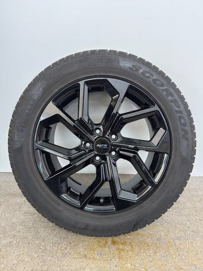 TOP 7-6mm VW Tiguan II 2 5N Skoda Kodiaq I 1 NS 18 Zoll Winterräder Winterreifen Felgen Alufelgen Schwarz 235/55 R18 104H M+S 7x18 ET43 KBA 53325 Allspace R-Line Winterradsatz MwSt. SUV Pirelli