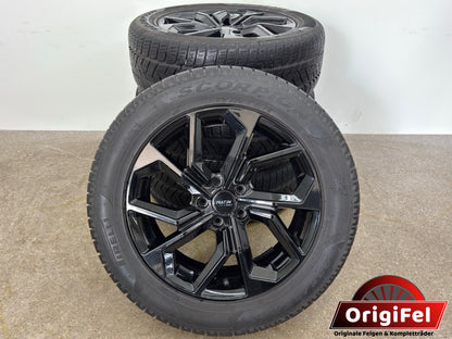 TOP 7-6mm VW Tiguan II 2 5N Skoda Kodiaq I 1 NS 18 Zoll Winterräder Winterreifen Felgen Alufelgen Schwarz 235/55 R18 104H M+S 7x18 ET43 KBA 53325 Allspace R-Line Winterradsatz MwSt. SUV Pirelli