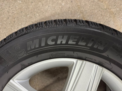 TOP 7,3 / 6,5mm VW Touran II 2 5T Skoda Yeti 5L 16 Zoll Winterräder Winterreifen Felgen Alufelgen KBA49303 Silber 215/60 R16 99H Michelin Alpin 6 Winterradsatz M+S