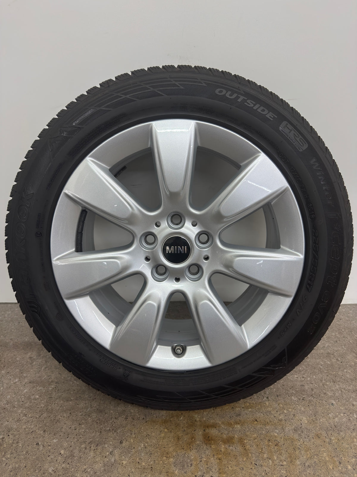 TOP 7,5 / 6,5mm Original Mini Countryman F60 Sty. 530 17 Zoll Winterräder Winterreifen Felgen Alufelgen 6868276 Silber Styling 225/55 R17 97V RDKS RDCi Winterradsatz MwSt.