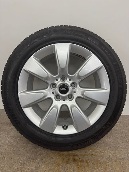 TOP 7,5 / 6,5mm Original Mini Countryman F60 Sty. 530 17 Zoll Winterräder Winterreifen Felgen Alufelgen 6868276 Silber Styling 225/55 R17 97V RDKS RDCi Winterradsatz MwSt.