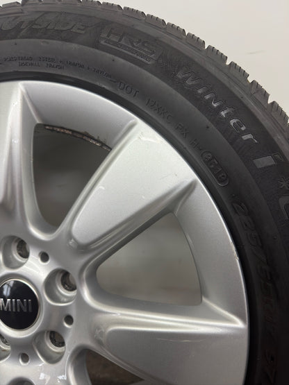 TOP 7,5 / 6,5mm Original Mini Countryman F60 Sty. 530 17 Zoll Winterräder Winterreifen Felgen Alufelgen 6868276 Silber Styling 225/55 R17 97V RDKS RDCi Winterradsatz MwSt.