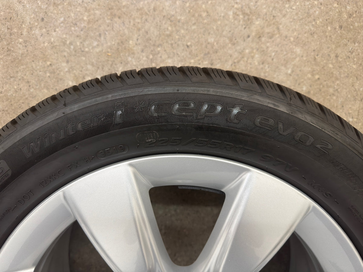 TOP 7,5 / 6,5mm Original Mini Countryman F60 Sty. 530 17 Zoll Winterräder Winterreifen Felgen Alufelgen 6868276 Silber Styling 225/55 R17 97V RDKS RDCi Winterradsatz MwSt.