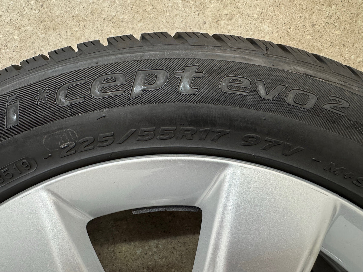 TOP 7,5 / 6,5mm Original Mini Countryman F60 Sty. 530 17 Zoll Winterräder Winterreifen Felgen Alufelgen 6868276 Silber Styling 225/55 R17 97V RDKS RDCi Winterradsatz MwSt.