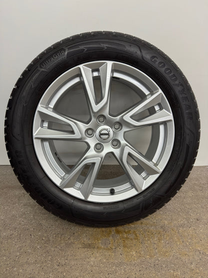 TOP 7,8 / 6,8mm Original Volvo XC40 X 536 S90 V90 Cross Country 18 Zoll Winterräder Winterrreifen Felgen 31362866 Alufelgen 235/55 R18 104H M+S SUV Silber Winterradsatz 5x108 7,5x18 ET50,5