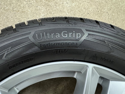 TOP 7,8 / 6,8mm Original Volvo XC40 X 536 S90 V90 Cross Country 18 Zoll Winterräder Winterrreifen Felgen 31362866 Alufelgen 235/55 R18 104H M+S SUV Silber Winterradsatz 5x108 7,5x18 ET50,5