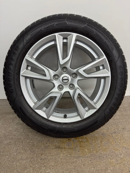 TOP 7,8 / 6,8mm Original Volvo XC40 X 536 S90 V90 Cross Country 18 Zoll Winterräder Winterrreifen Felgen 31362866 Alufelgen 235/55 R18 104H M+S SUV Silber Winterradsatz 5x108 7,5x18 ET50,5