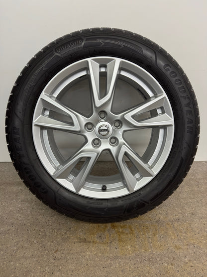 TOP 7,8 / 6,8mm Original Volvo XC40 X 536 S90 V90 Cross Country 18 Zoll Winterräder Winterrreifen Felgen 31362866 Alufelgen 235/55 R18 104H M+S SUV Silber Winterradsatz 5x108 7,5x18 ET50,5