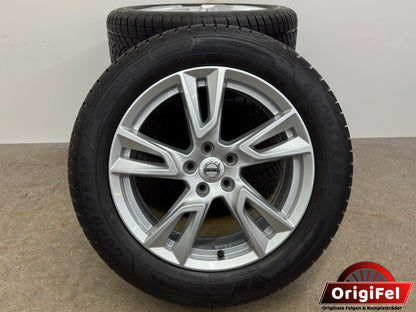 TOP 7,8 / 6,8mm Original Volvo XC40 X 536 S90 V90 Cross Country 18 Zoll Winterräder Winterrreifen Felgen 31362866 Alufelgen 235/55 R18 104H M+S SUV Silber Winterradsatz 5x108 7,5x18 ET50,5