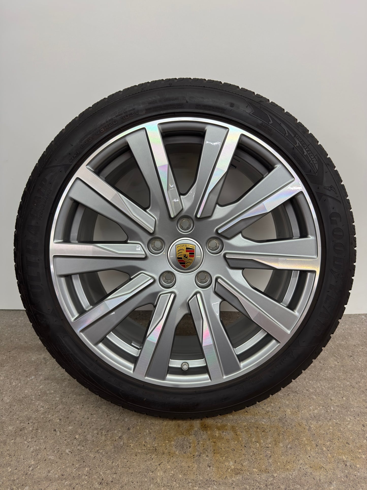 TOP 7mm Original Porsche Taycan Tequipment 20 Zoll Winterräder Winterreifen Felgen 9J1601025L 9J1601025M 245/45 R20 103V 285/40 R20 108V 4S Turbo Cross Turismo Sport Electric Performance Alufelgen