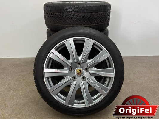 TOP 7mm Original Porsche Taycan Tequipment 20 Zoll Winterräder Winterreifen Felgen 9J1601025L 9J1601025M 245/45 R20 103V 285/40 R20 108V 4S Turbo Cross Turismo Sport Electric Performance Alufelgen