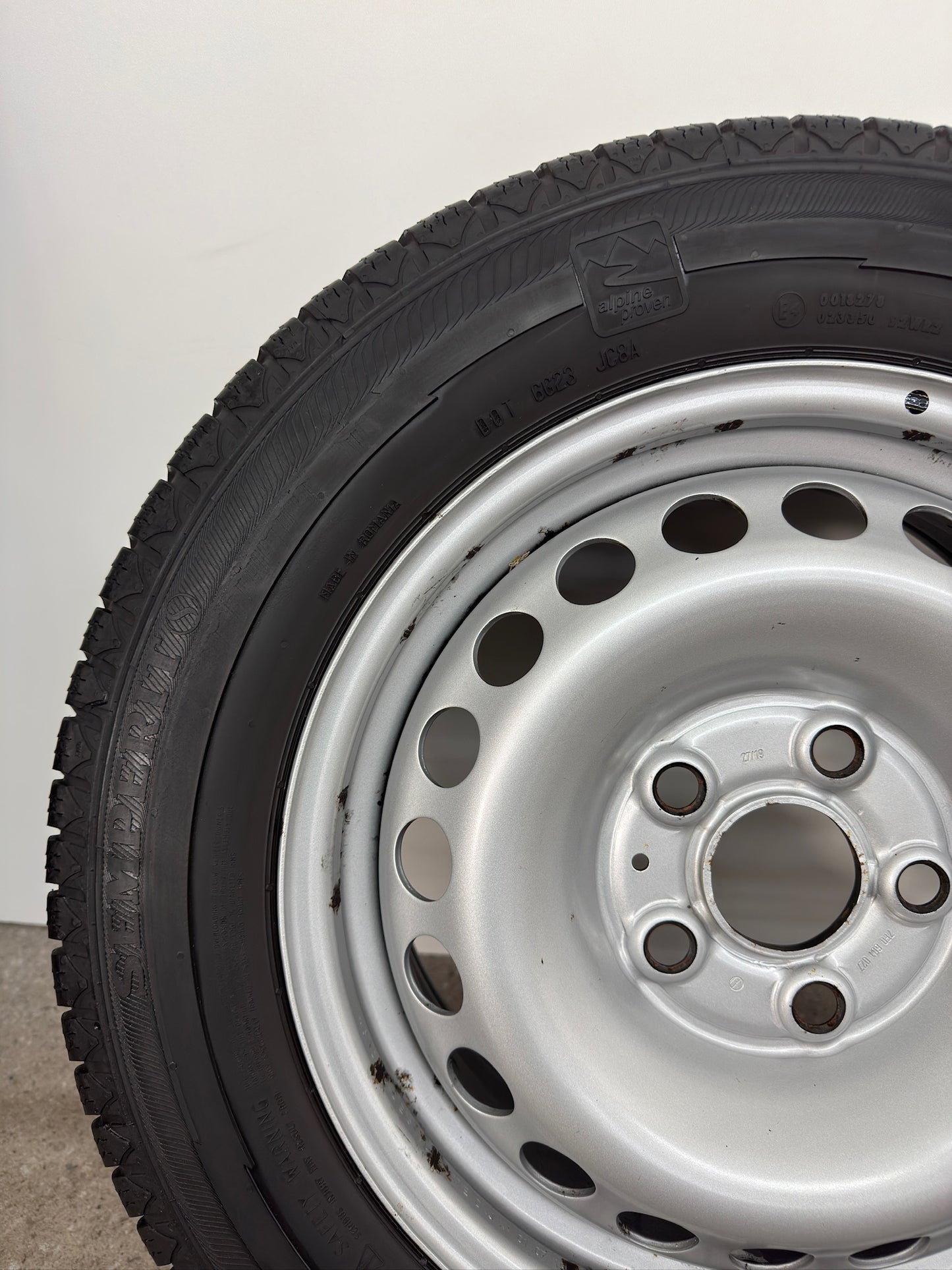 TOP 8 - 7mm Original VW T5 T6 Transporter Kastenwagen 16 Zoll Winterräder Winterreifen Felgen 7F0601027 Stahlfelgen 6,5x16 ET51 205/65 R16 C 107 105T 103T 5x120 Winterradsatz M+S
