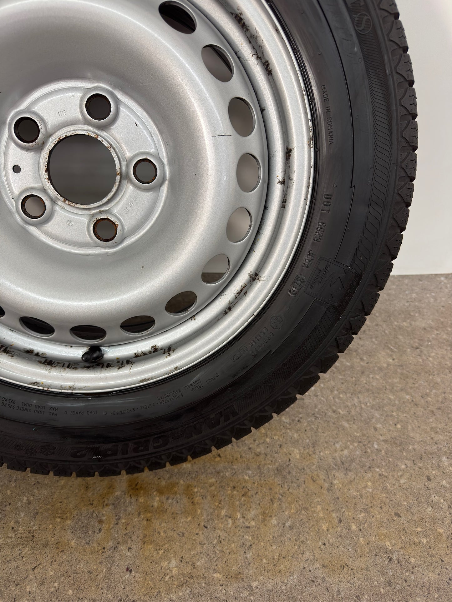 TOP 8 - 7mm Original VW T5 T6 Transporter Kastenwagen 16 Zoll Winterräder Winterreifen Felgen 7F0601027 Stahlfelgen 6,5x16 ET51 205/65 R16 C 107 105T 103T 5x120 Winterradsatz M+S