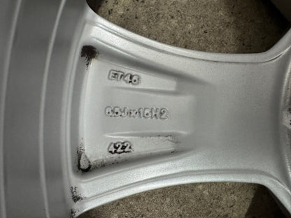 TOP 8 / 7mm Original Skoda Octavia IV NX 16 Zoll Winterräder Winterreifen Felgen 5E0601025BE 5E0601025AA Alufelgen Silber 205/60 R16 92H M+S Limousine Kombi Winterradsatz MwSt.