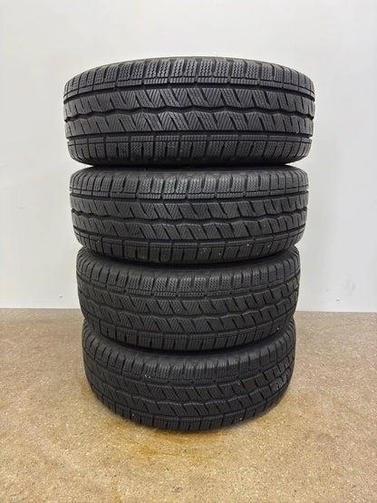 TOP 9 - 8,5 mm Original VW T5 T6 Transporter Kastenwagen 16 Zoll Winterräder Winterreifen Felgen 7F0601027 Stahlfelgen 6,5x16 ET51 205/65 R16 C 107 105T 103T 5x120 Winterradsatz M+S