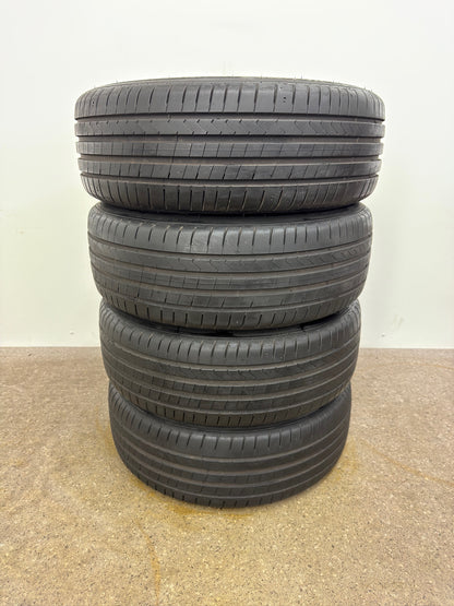 TOP DOT2024 Original VW Beetle 5C Linas 17 Zoll Sommerräder Sommerreifen Felgen 5C0601025BQ Alufelgen 215/55 R17 94W Sport Cabriolet Facelift Sommerradsatz Schwarz-Silber glanzgedreht