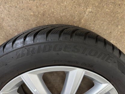 TOP DOT22 Original VW Polo VI 6 2G AW 16 Zoll Merano Winterräder Winterreifen Felgen 2G0601025A 2G0071496 Alufelgen 185/60 R16 90H KBA 51206 R-Line Silber 5x100 6x16 ET45 Winterradsatz