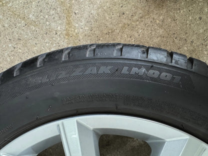 TOP DOT22 Original VW Polo VI 6 2G AW 16 Zoll Merano Winterräder Winterreifen Felgen 2G0601025A 2G0071496 Alufelgen 185/60 R16 90H KBA 51206 R-Line Silber 5x100 6x16 ET45 Winterradsatz
